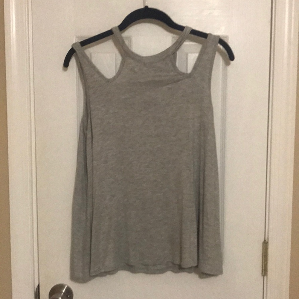 Gray H.I.P Tank Top with Cut Outs. Size M